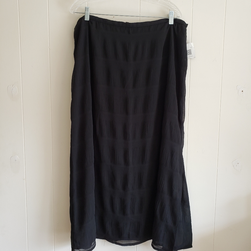 🖤 NWT JH Collectibles Black Plus Size 18 Skirt